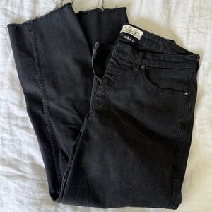 Free People CRVY straight ankle jeans